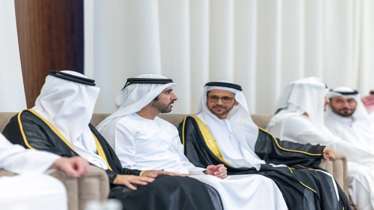 أفراح بن سليمان.. حضور حمدان ومكتوم وأحمد بن محمد لاحتفالات عائلتي المهيري والسليمان